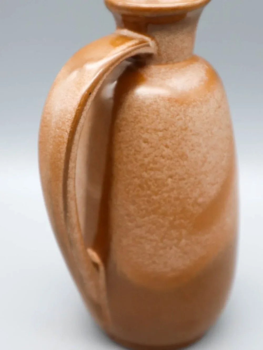 Vtg Frankoma Pottery Plainsman Peach Mountain Pitcher Jug Bud Vase #835 MCM